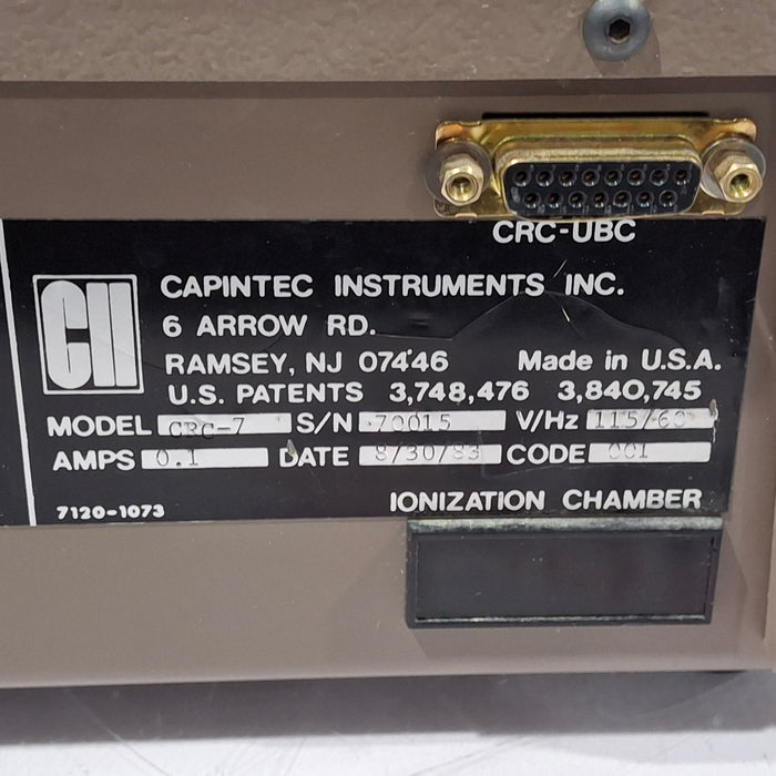 Capintec CRC-7 Radiostope Calibrator