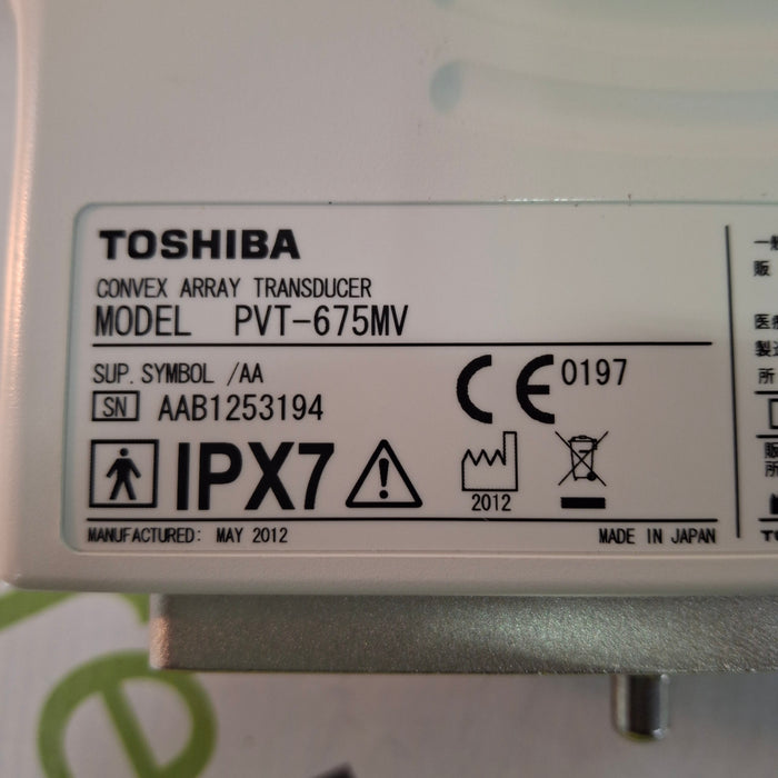 Toshiba PVT-675MV Convex Transducer