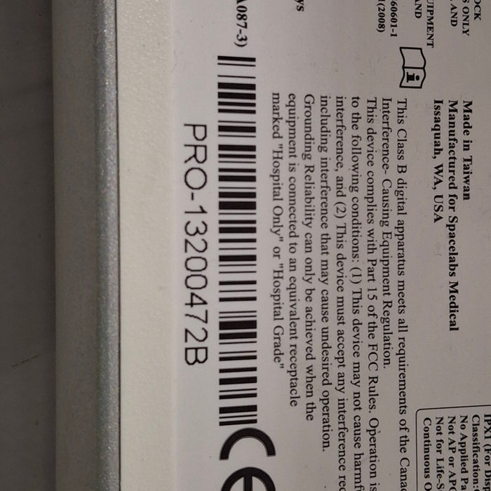 Spacelabs Healthcare 94267 Flat Panel Patient Monitor
