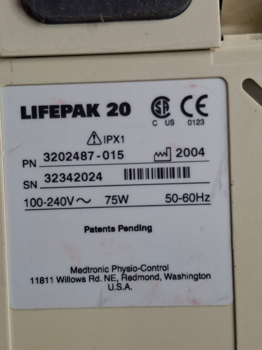 Physio-Control LifePak 20 Defibrillator