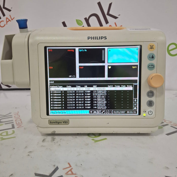 Philips Suresigns VS3 Vital Signs Monitor
