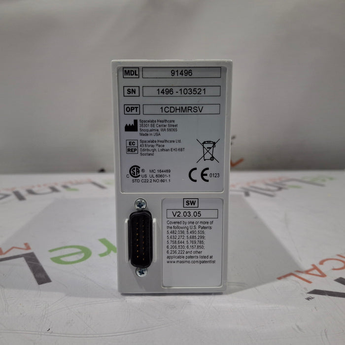 Spacelabs Healthcare Spacelabs Healthcare 91496 Multiparameter Module Patient Monitors reLink Online