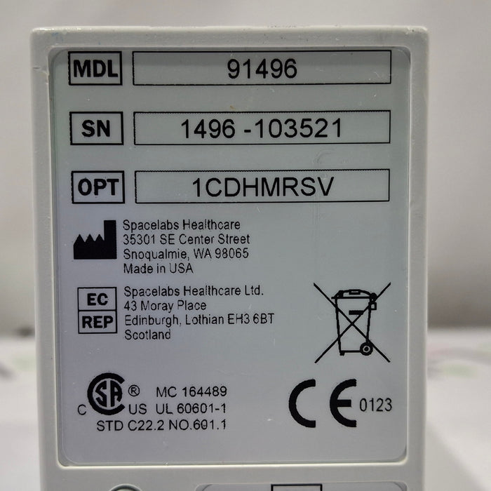 Spacelabs Healthcare Spacelabs Healthcare 91496 Multiparameter Module Patient Monitors reLink Online