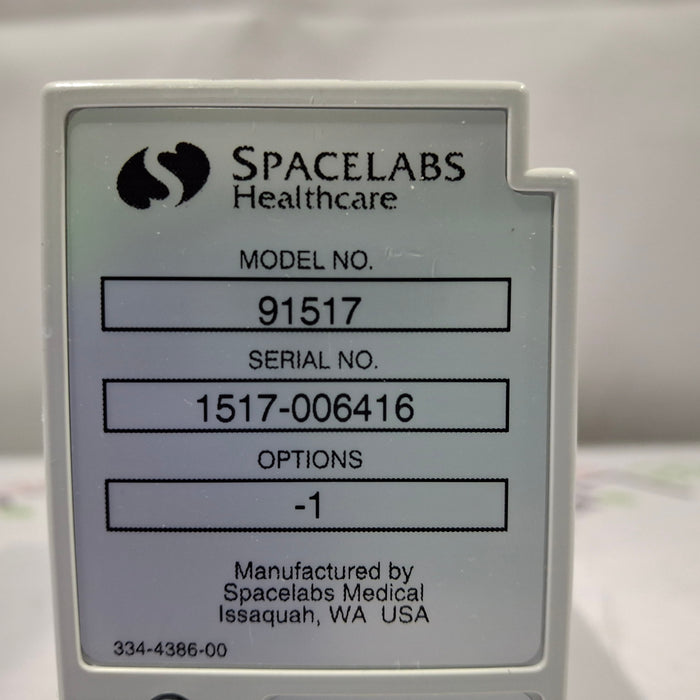 Spacelabs Healthcare Ultraview SL 91517 Multigas Analyzer