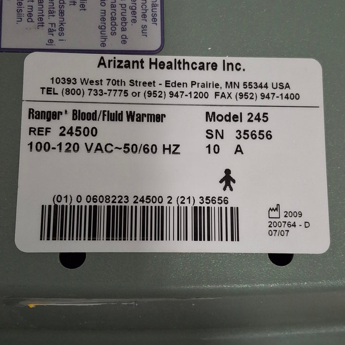 3M Ranger Model 245 Fluid Warming Unit