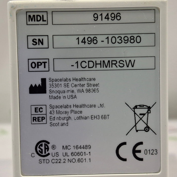Spacelabs Healthcare 91496 Multiparameter Module