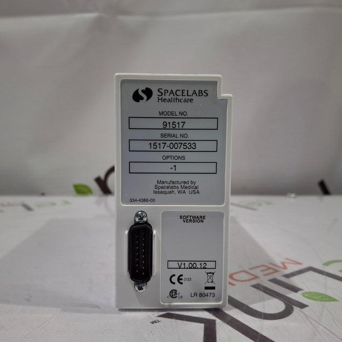 Spacelabs Healthcare Ultraview SL 91517 Multigas Analyzer