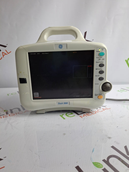 GE Healthcare Dash 3000 - GE/Nellcor SpO2 Patient Monitor