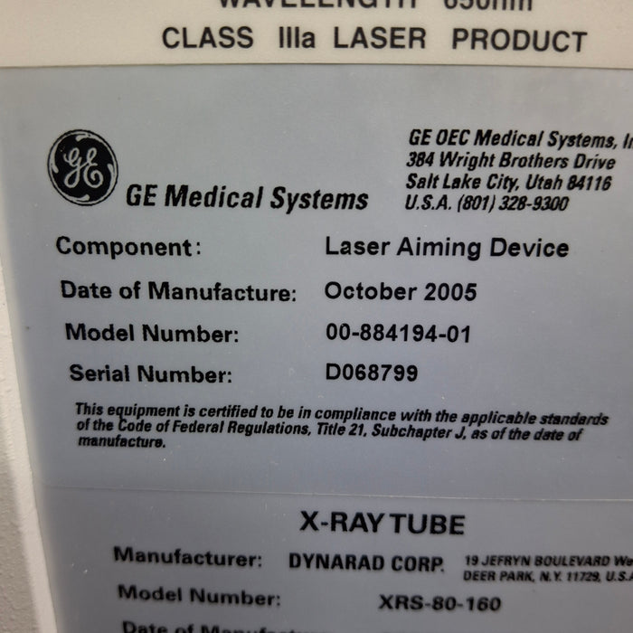 OEC Medical Systems Miniview 6800 C-Arm