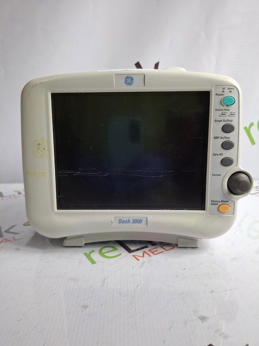GE Healthcare Dash 3000 - GE/Nellcor SpO2 Patient Monitor
