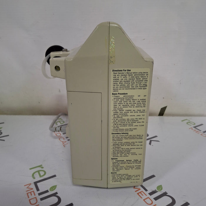 Baxter Flo-Gard 6201 Infusion Pump