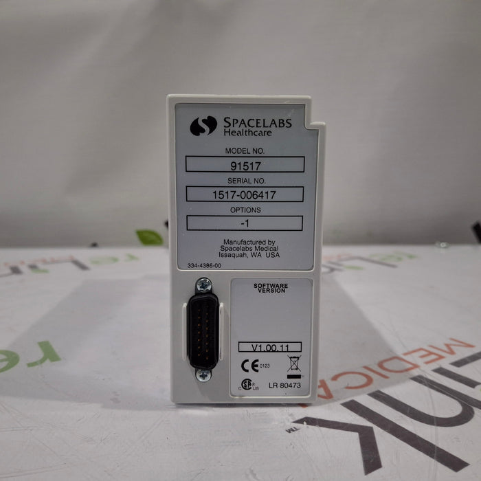 Spacelabs Healthcare Ultraview SL 91517 Multigas Analyzer