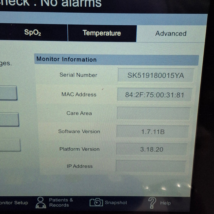 GE Healthcare Carescape VC150 Vital Signs Monitor