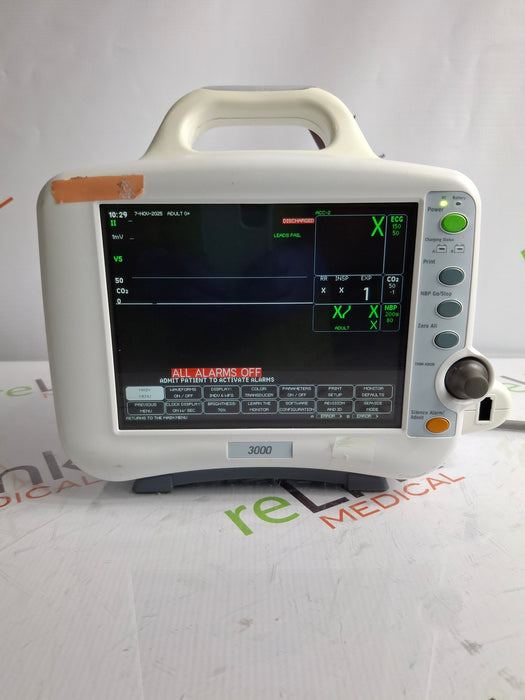 GE Healthcare Dash 3000 - GE/Nellcor SpO2 Patient Monitor