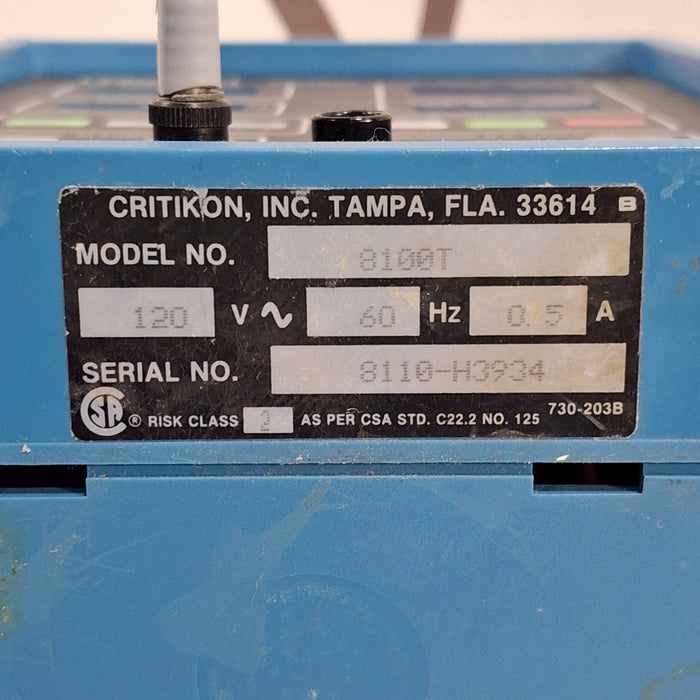 GE Healthcare Dinamap 8100 Vital Signs Monitor