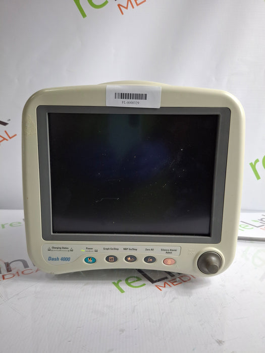 GE Healthcare Dash 4000 - GE/Nellcor SpO2 Patient Monitor