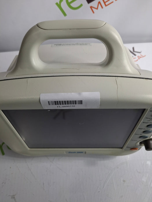 GE Healthcare Dash 3000 - GE/Nellcor SpO2 Patient Monitor