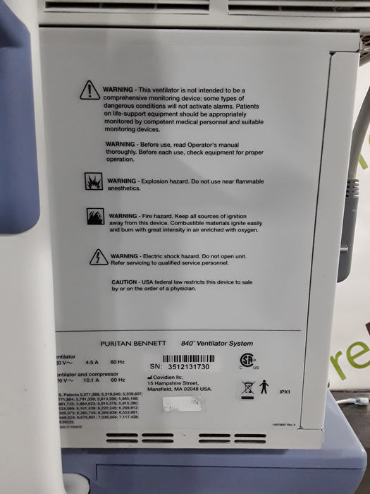 Puritan Bennett 840 Ventilator