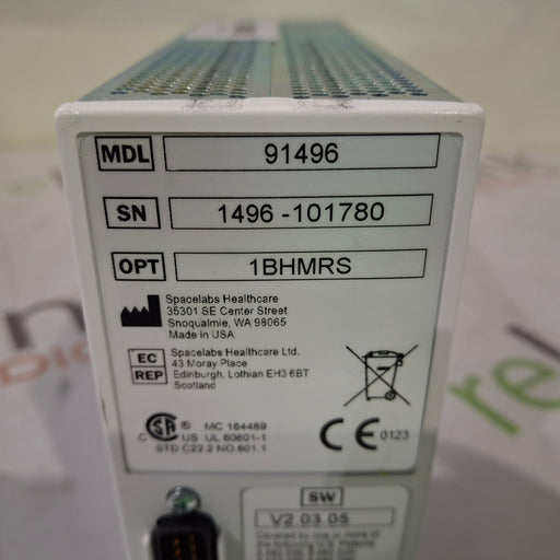 Spacelabs Healthcare Spacelabs Healthcare 91496 Multiparameter Module Patient Monitors reLink Online