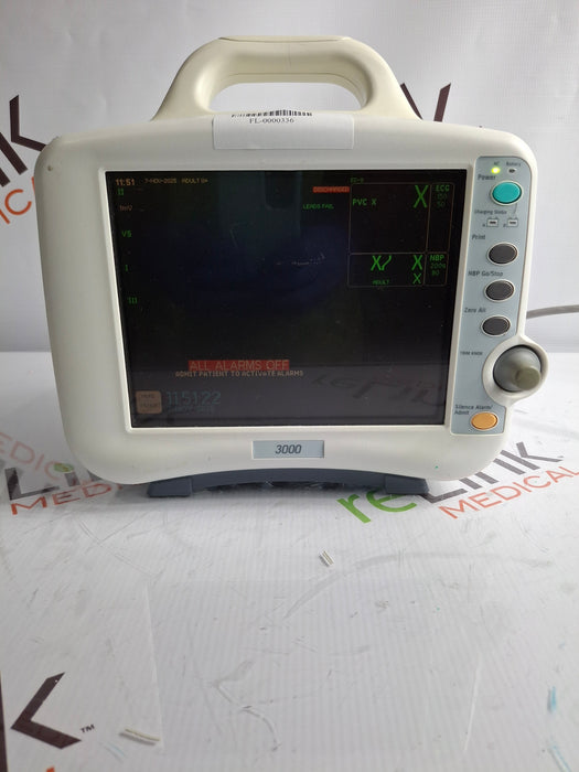 GE Healthcare Dash 3000 - GE/Nellcor SpO2 Patient Monitor