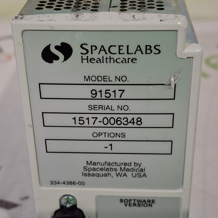 Spacelabs Healthcare Ultraview SL 91517 Multigas Analyzer