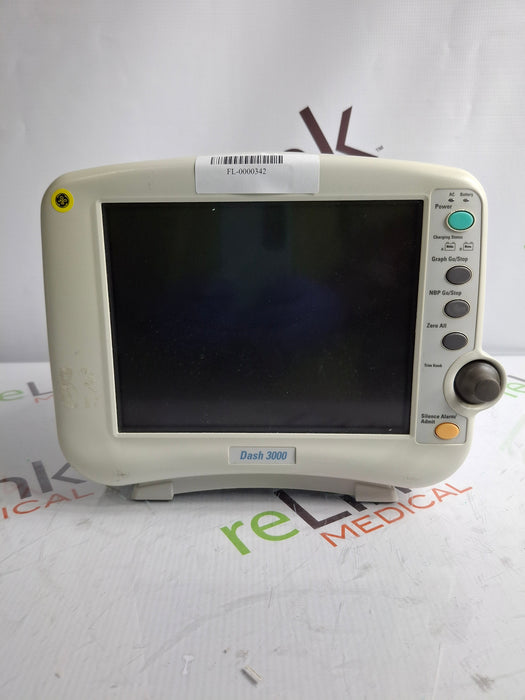 GE Healthcare Dash 3000 - GE/Nellcor SpO2 Patient Monitor