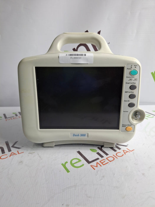 GE Healthcare Dash 3000 - GE/Nellcor SpO2 Patient Monitor