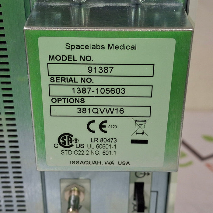 Spacelabs Healthcare Ultraview SL 91387 Patient Monitor