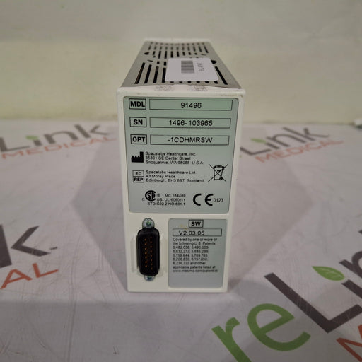 Spacelabs Healthcare Spacelabs Healthcare 91496 Multiparameter Module Patient Monitors reLink Online