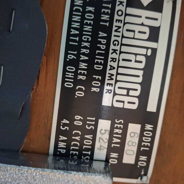 Reliance Medical Products, Inc. Model 680 Exam Chair