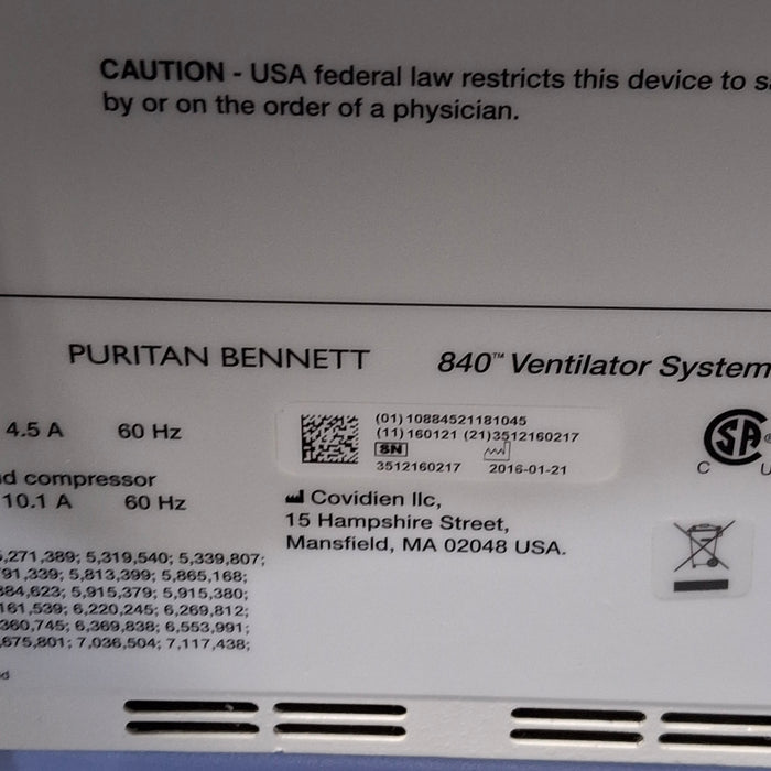 Puritan Bennett 840 Ventilator