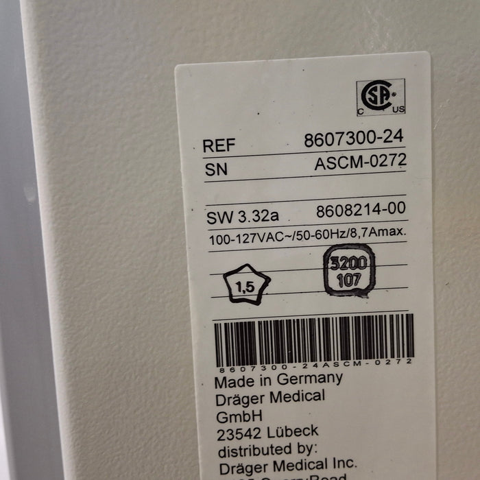 Draeger Medical Fabius MRI Anesthesia Machine