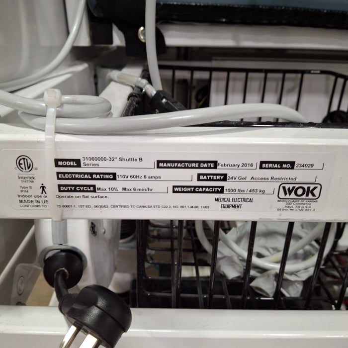 SizeWise Shuttle B Series Stretcher Chair