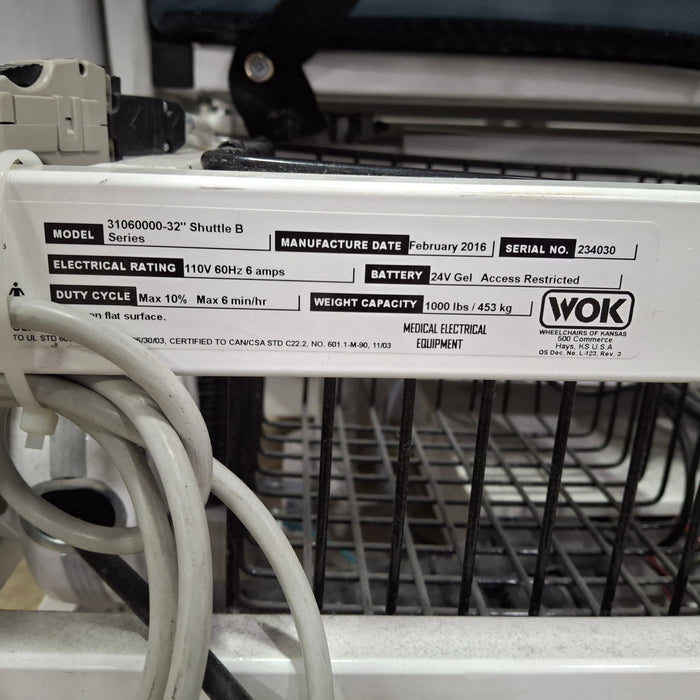 SizeWise Shuttle B Series Stretcher Chair