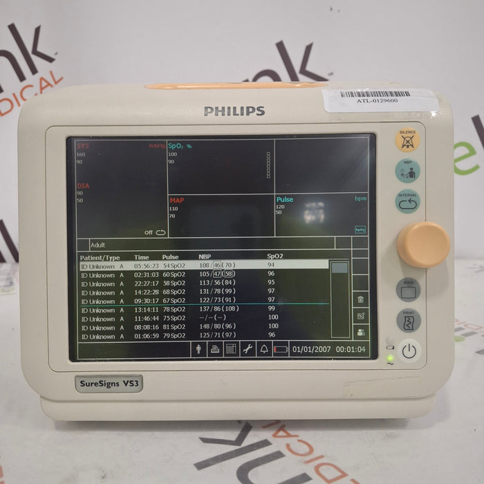 Philips Suresigns VS3 Vital Signs Monitor