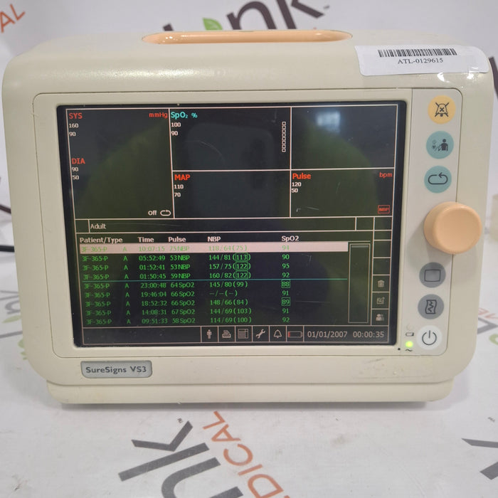 Philips Suresigns VS3 Vital Signs Monitor