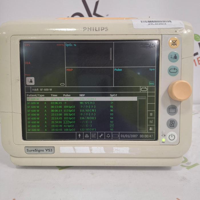 Philips Suresigns VS3 Vital Signs Monitor