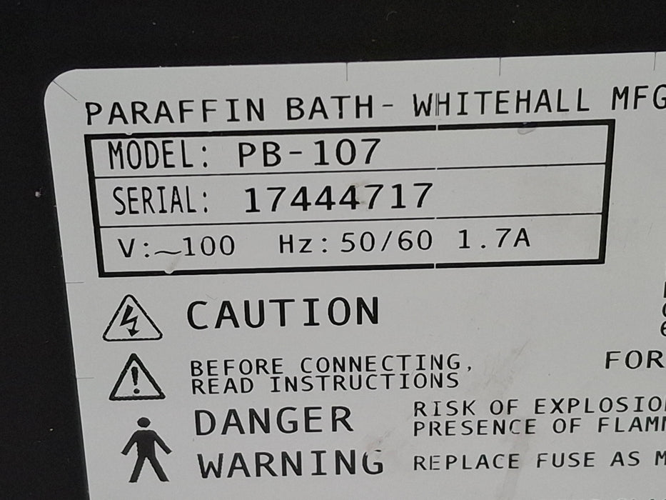 Thermo-Electric Dickson PB-107 Paraffin Bath