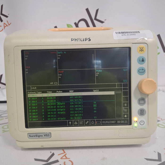Philips Suresigns VS3 Vital Signs Monitor
