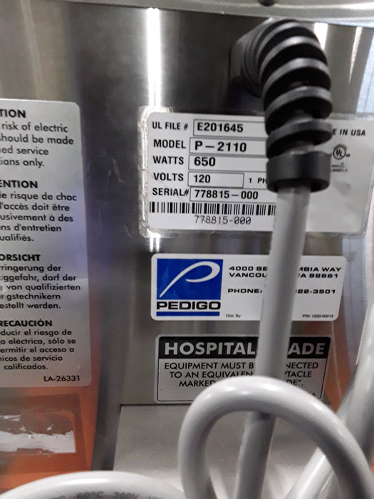 Pedigo Products, Inc. P-2110 Warming Cabinet