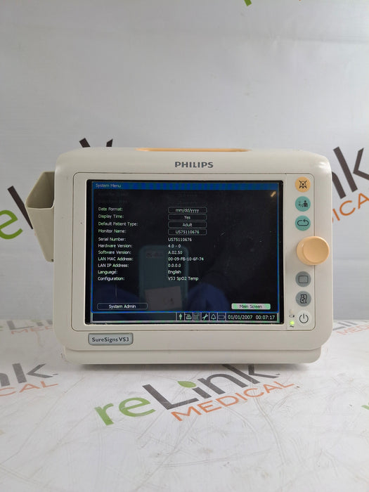 Philips Suresigns VS3 Vital Signs Monitor