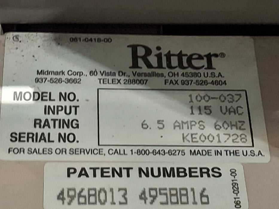 Midmark Ritter 100 Exam Table