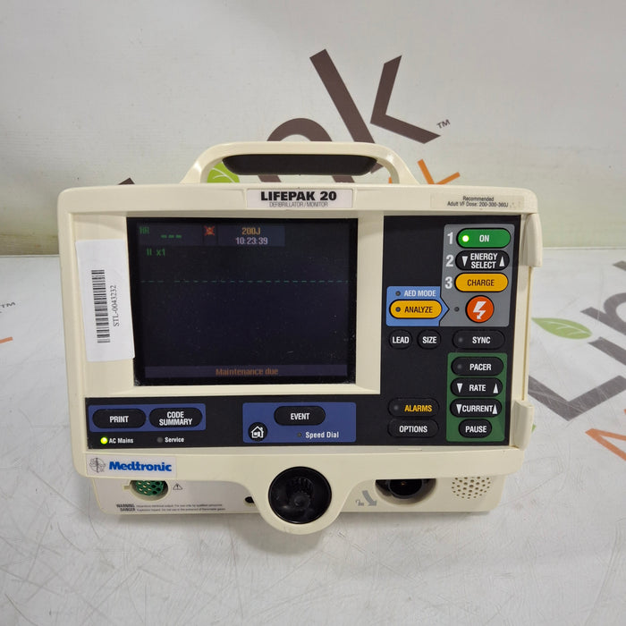 Physio-Control LifePak 20 Defibrillator