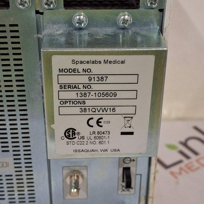 Spacelabs Healthcare Ultraview SL 91387 Patient Monitor