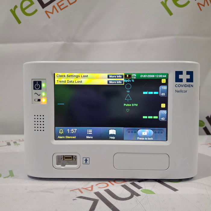 Covidien PM1000N Nellcor Bedside SPO2 Monitor