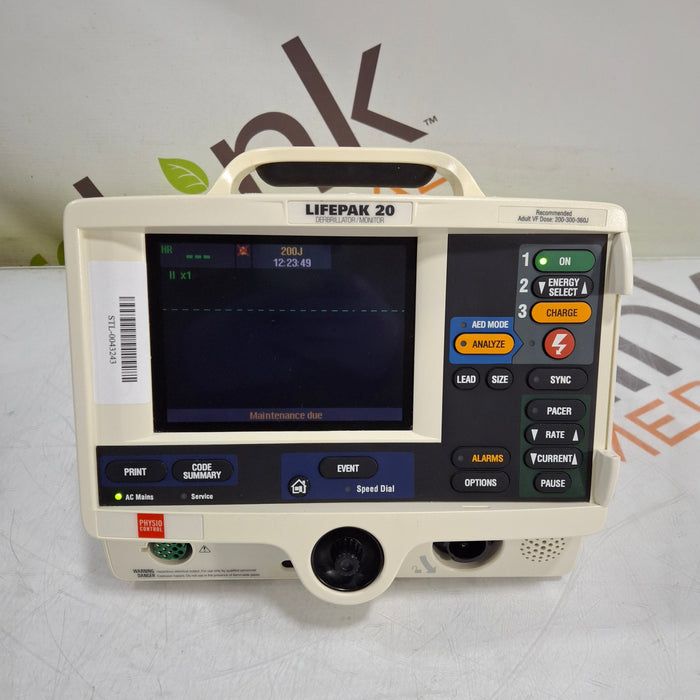 Physio-Control LifePak 20 Defibrillator
