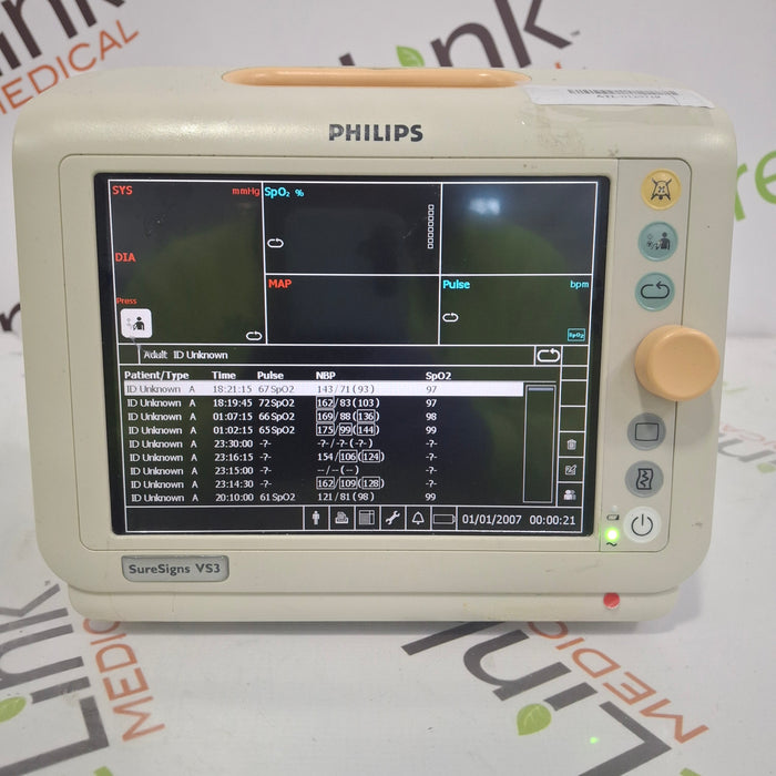 Philips Suresigns VS3 Vital Signs Monitor