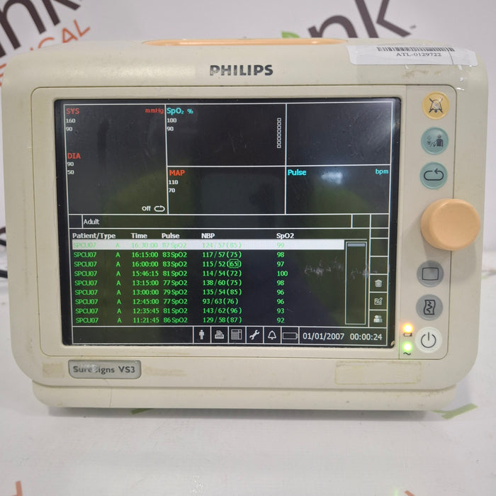 Philips Suresigns VS3 Vital Signs Monitor