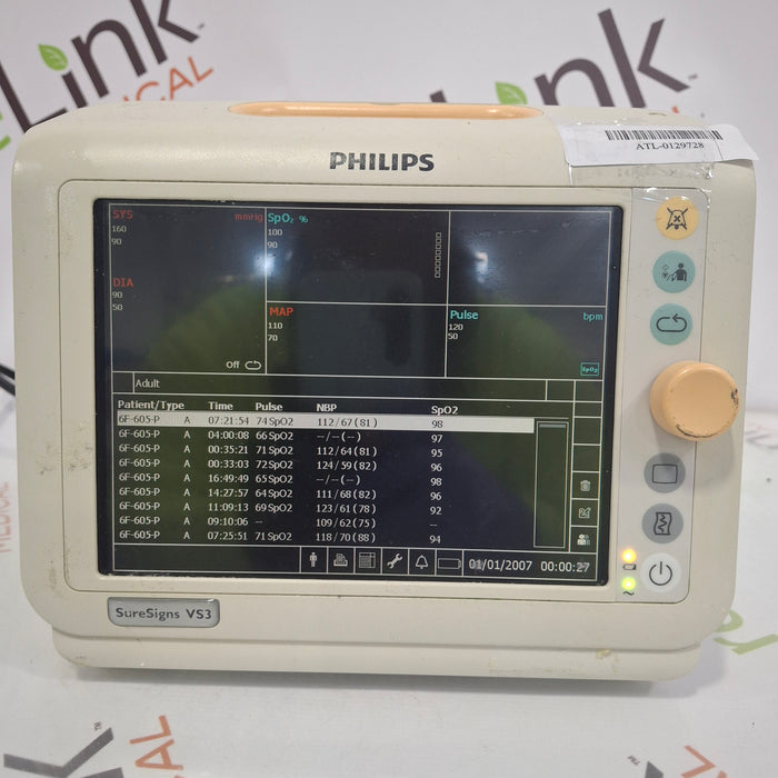 Philips Suresigns VS3 Vital Signs Monitor