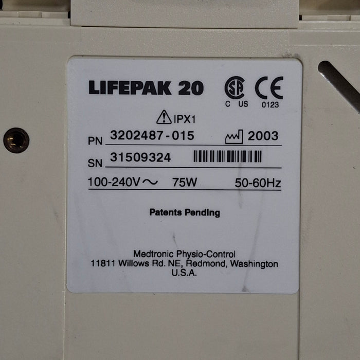 Physio-Control LifePak 20 Defibrillator